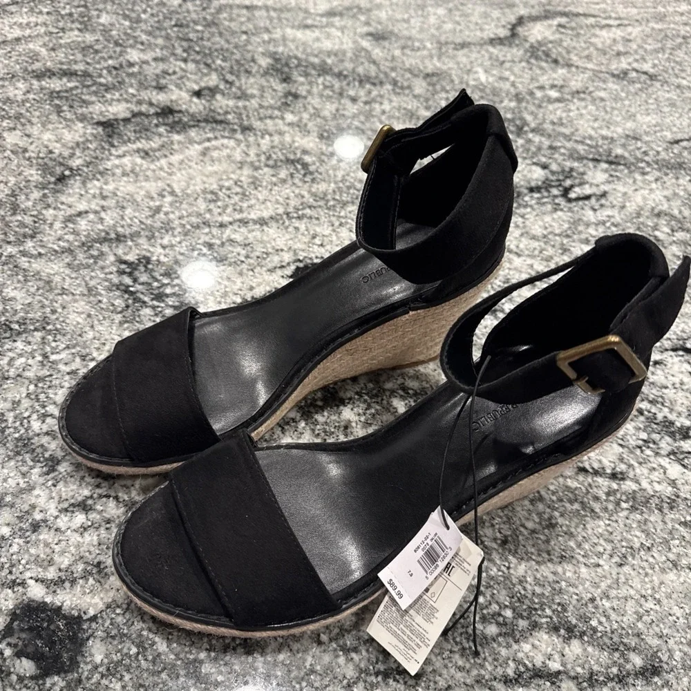 Banana Republic Womens‎ Espadrille Wedge Sandals Size 7.5